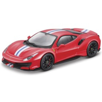Bburago Ferrari 488 Pista versenyautó 1:43 online gyerekjáték rendelés Játékautó és jármű - Játékautó és jármű