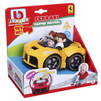 Bburago Jr. - Ferrari kiugró sofőr 16-81006 online gyerekjáték rendelés Babáknak szóló játék - Készségfejlesztő játék gyerekeknek