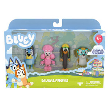 Bluey Barátok Szett 4db online gyerekjáték rendelés Akcióhős