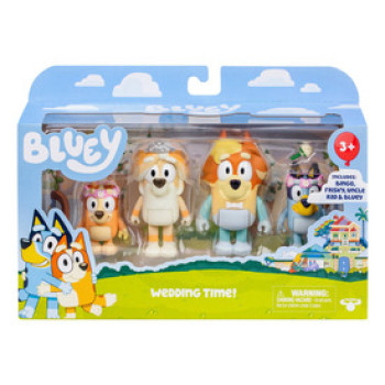 Bluey Set Nagybacsi Esküvője 4Db online gyerekjáték rendelés Akcióhős