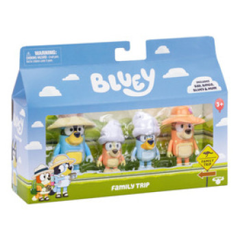 Bluey Szett Családi Utazás 4db online gyerekjáték rendelés Akcióhős
