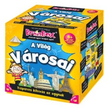 BrainBox - A Világ városai társasjáték online gyerekjáték rendelés Társasjáték - Társasjáték