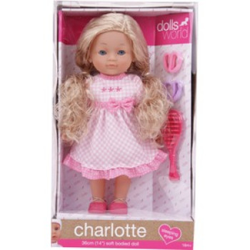 Charlotte /Elisabeth fésülhető puha baba - 36 cm online gyerekjáték rendelés Játékbaba - Játékbaba