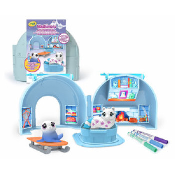 Crayola Washimals Jeges kalandok iglu játékszett online gyerekjáték rendelés Kreatív hobbi - Kifestő