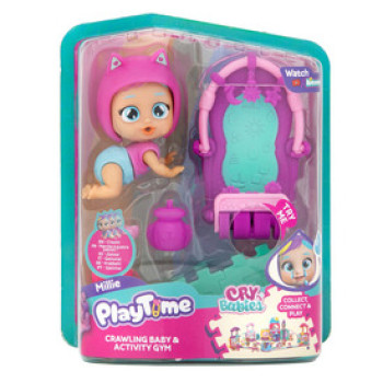 Cry Babies Playtime Millie Edzőterme online gyerekjáték rendelés Játékbaba - Játékbaba