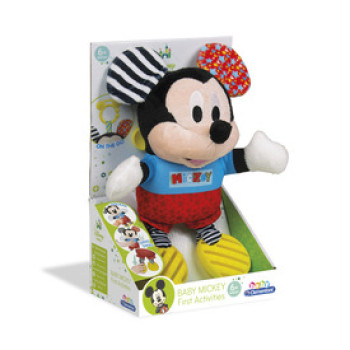 DISNEY BABY - MICKEY EGÉR ELSŐ PLÜSSÖM CSÖRGŐVEL ÉS RÁGÓKÁVAL online gyerekjáték rendelés Babáknak szóló játék - Babáknak szóló játék