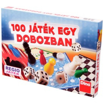 Dino 100 játék egy dobozban társasjáték-gyűjtemény online gyerekjáték rendelés Társasjáték - Társasjáték