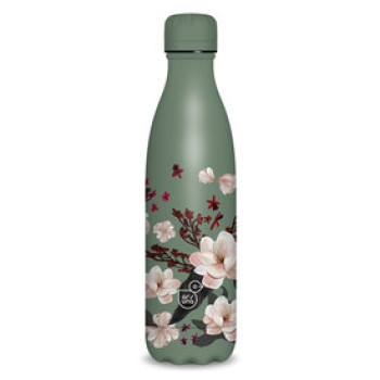 Duplafalú fémkulacs 600ml- Flowery pink online gyerekjáték rendelés Iskolai kellék - Uzsonnás doboz