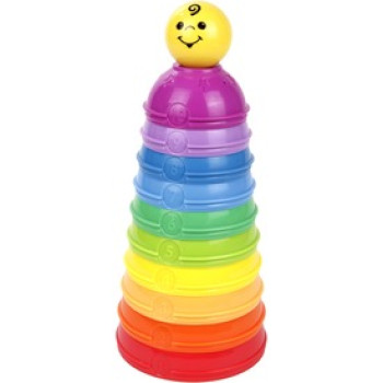 Fisher-Price 10 darabos színes csészepiramis online gyerekjáték rendelés Babáknak szóló játék - Készségfejlesztő játék gyerekeknek