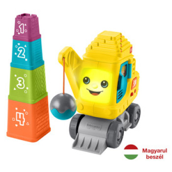 Fisher-Price tanuló bontógolyós munkagép online gyerekjáték rendelés Babáknak szóló játék - Készségfejlesztő játék gyerekeknek