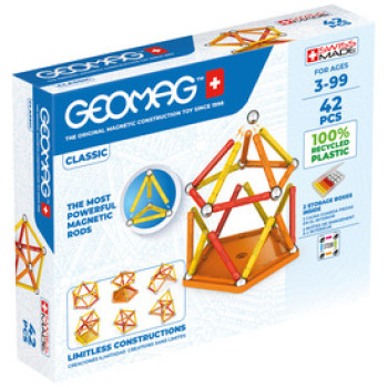 Geomag Classic Recycled 42 db online gyerekjáték rendelés Mágneses építőjáték - Mágneses építőjáték
