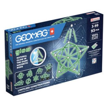 Geomag Glow Recycled 93 db online gyerekjáték rendelés Mágneses építőjáték - Mágneses építőjáték