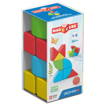 Geomag Magicube Blocks Recycled Crystal 24 db online gyerekjáték rendelés Mágneses építőjáték - Mágneses építőjáték