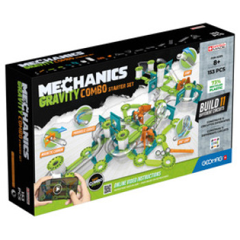 Geomag Mechanics Gravity Recycled Kezdő szett 153 db online gyerekjáték rendelés Mágneses építőjáték - Mágneses építőjáték
