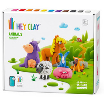 Hey Clay Nagy Szett Állatok online gyerekjáték rendelés Kreatív hobbi - Gyurma