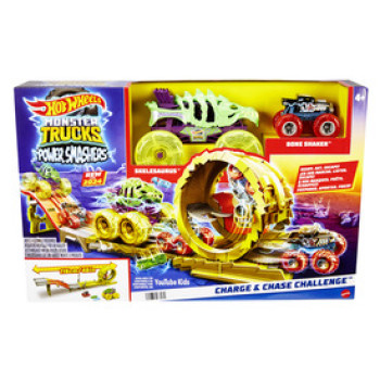 Hot wheels Monster Trucks power smasher hajsza pályaszett online gyerekjáték rendelés Játékautó és jármű - Játék autópálya