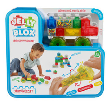 Jelly Blox - Jármű készlet online gyerekjáték rendelés Mágneses építőjáték - Egyéb építőjáték