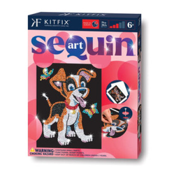 KitFix Sequin Art Red - Kutyus online gyerekjáték rendelés Kreatív hobbi - Kreatív játék