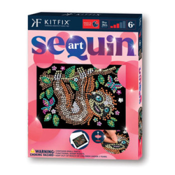 KitFix Sequin Art Red - Lajhár online gyerekjáték rendelés Kreatív hobbi - Kreatív játék