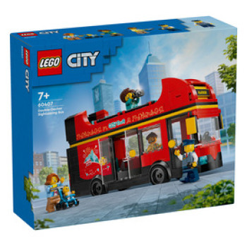 LEGO City 60407 Piros emeletes turistabusz online gyerekjáték rendelés Játék - LEGO