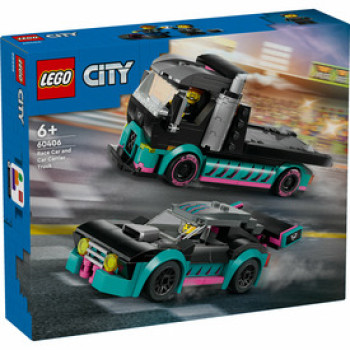 LEGO City Great Vehicles 60406 Versenyautó és autószállító teherautó online gyerekjáték rendelés Játék - LEGO