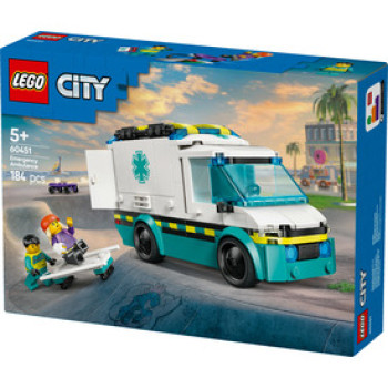 LEGO City Great Vehicles 60451 Sürgősségi mentőautó online gyerekjáték rendelés Játék - LEGO