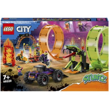 LEGO City Stuntz 60339 Kaszkadőr aréna dupla hurokkal online gyerekjáték rendelés Játék - LEGO