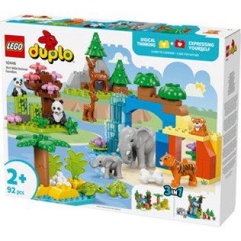 LEGO DUPLO Town 10446 3 az 1-ben állatcsaládok a vadvilágban online gyerekjáték rendelés Játék - LEGO