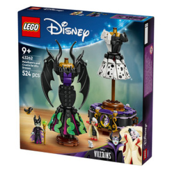 LEGO Disney 43262 Demóna és Szörnyella De Frász ruhái online gyerekjáték rendelés Játék - LEGO