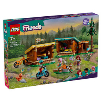 LEGO Friends 42624 Otthonos kabinok a kalandtáborban online gyerekjáték rendelés Játék - LEGO