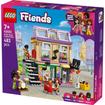 LEGO Friends 42653 Hangszerbolt és lakás online gyerekjáték rendelés Játék - LEGO