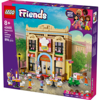 LEGO Friends 42655 Étterem és főzőiskola online gyerekjáték rendelés Játék - LEGO