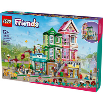 LEGO Friends 42670 Heartlake City lakások és üzletek online gyerekjáték rendelés Játék - LEGO