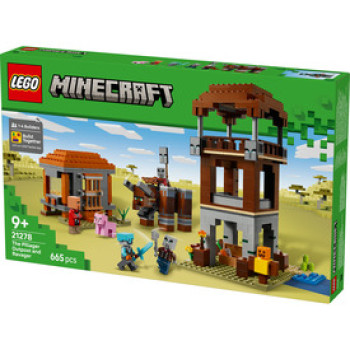 LEGO Minecraft 21278 A fosztogató őrtorony és a romboló online gyerekjáték rendelés Játék - LEGO
