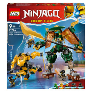 LEGO Ninjago 71794 Lloyd és Arin nindzsacsapatának robotjai online gyerekjáték rendelés Játék - LEGO
