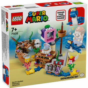 LEGO Super Mario 71432 Dorrie elsüllyedt hajóroncs kalandjai kiegészítő szett online gyerekjáték rendelés Játék - LEGO