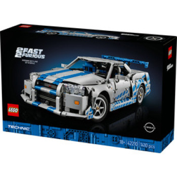 LEGO Technic 42210 2 fast 2 furious nissan skyline gt-r (r34) autó online gyerekjáték rendelés Játék - LEGO