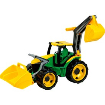 LENA: Műanyag traktor markolóval és rakodóval - 107 cm online gyerekjáték rendelés Játékautó és jármű - Játékautó és jármű