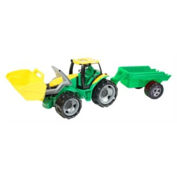 LENA: Óriás markolós traktor utánfutóval - 62 cm online gyerekjáték rendelés Játékautó és jármű - Játékautó és jármű