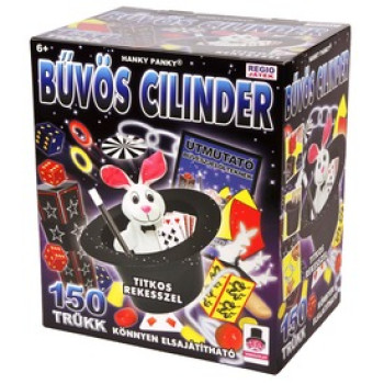 Magic Show bűvös cilinder bűvészdoboz - 150 trükkel online gyerekjáték rendelés Szerepjátékok - Szerepjátékok