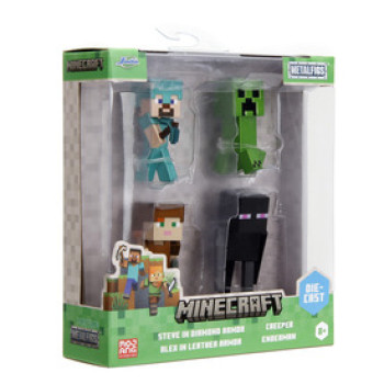 Minecraft 4db-os figura csomag 5cm-es