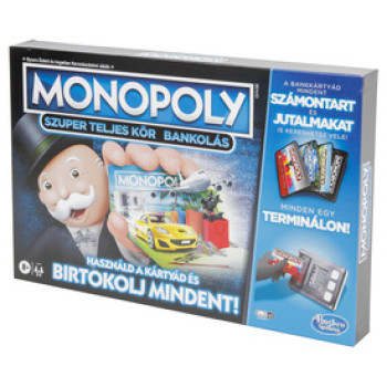 Monopoly Super Electronic Banking társasjáték online gyerekjáték rendelés Társasjáték - Társasjáték