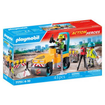 Playmobil: Útépítés úthengerrel és földmérővel online gyerekjáték rendelés Playmobil -