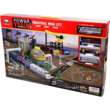 Power Train tehervonat készlet - 670 cm online gyerekjáték rendelés Játékautó és jármű - Játékvonat