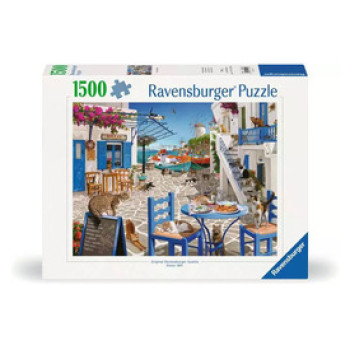 Puzzle 1500 db - Mykonosz macskái online gyerekjáték rendelés Puzzle - Puzzle