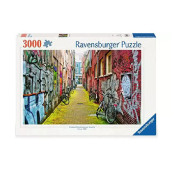 Puzzle 3000 db - Utca művészet Amszterdam online gyerekjáték rendelés Puzzle - Puzzle