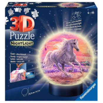 Puzzle 3D 72 db - Lovak a parton online gyerekjáték rendelés Puzzle - Puzzle
