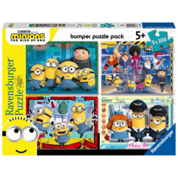 Puzzle 4x100 db - Minyonok 2 online gyerekjáték rendelés Puzzle - Puzzle