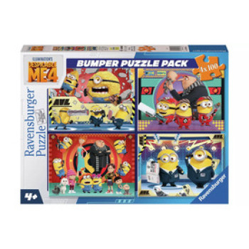 Puzzle 4x100 db - Minyonok 4 online gyerekjáték rendelés Puzzle - Puzzle