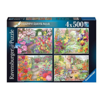 Puzzle 4x500 db - Boldog napok no4 online gyerekjáték rendelés Puzzle - Puzzle